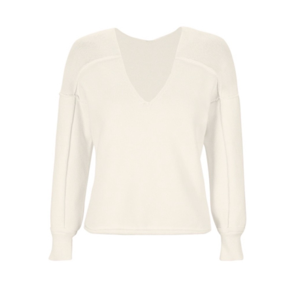 Cabi Easy Pullover Vintage White Size large
